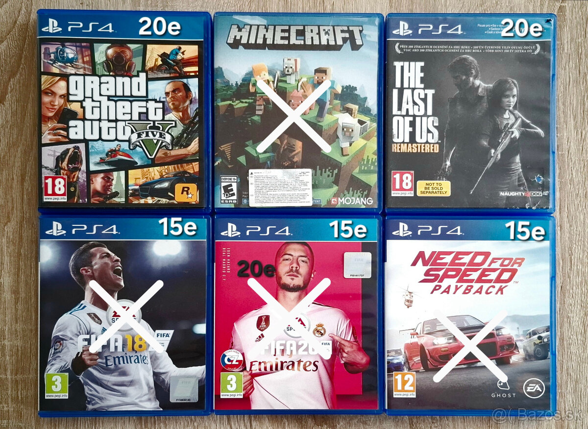 Predam hry na PS4 Idu hrat aj na PS5.