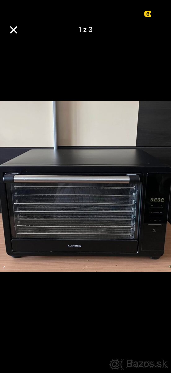 KLARSTEIN DHY10-MEGA JERKY AUTOMATICKÁ SUŠIČKA ČIERNA -