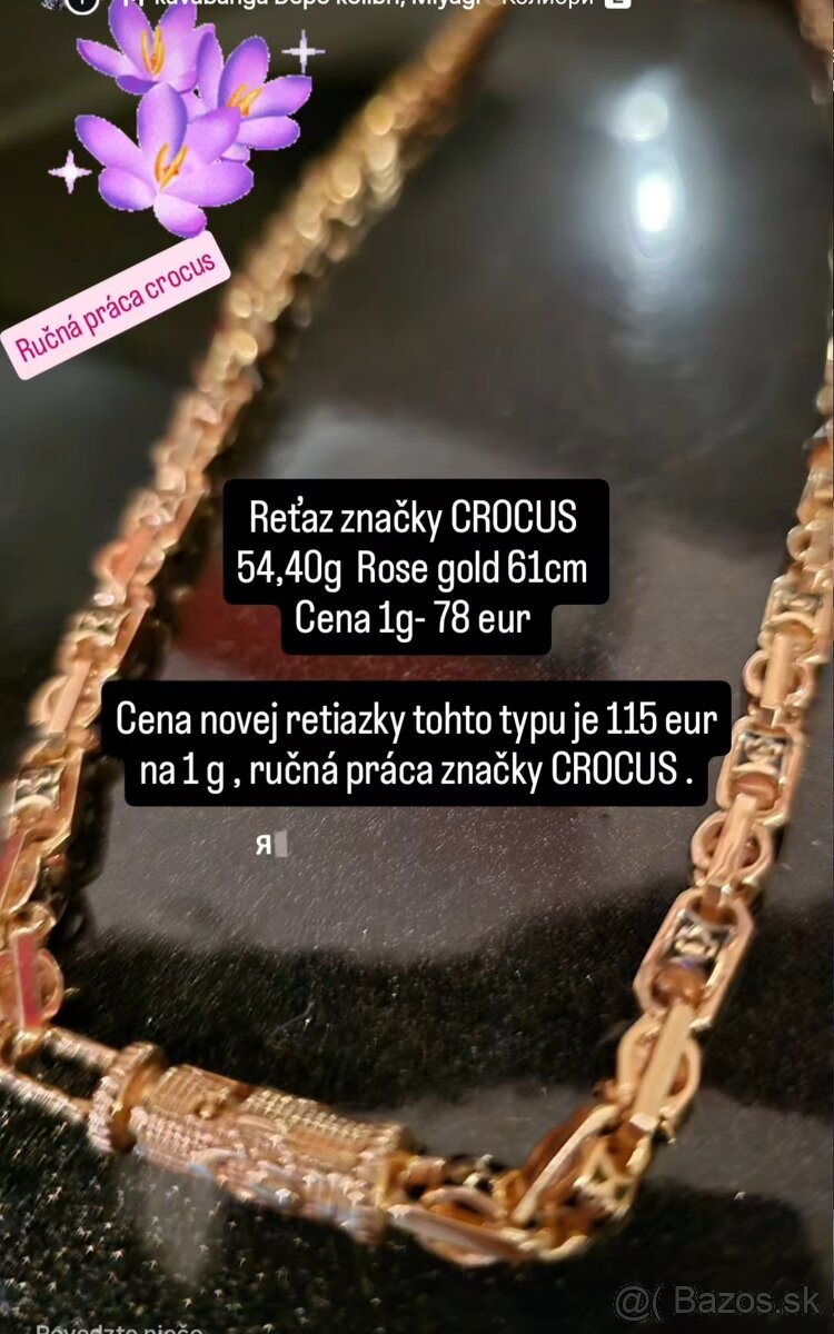 Emma gold s.r.o ručná práca od značky CROCUS