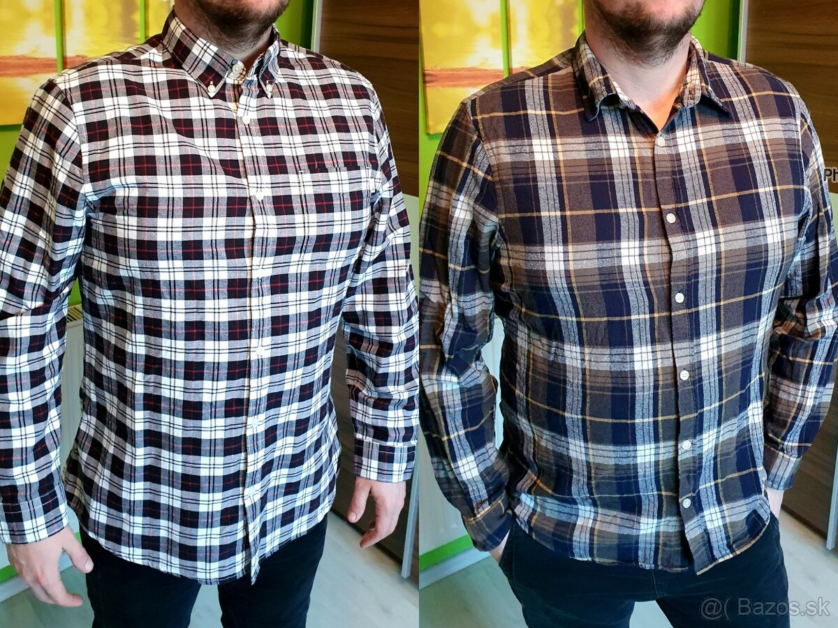 Košele pánske s dlhým rukávom, zn. F&F