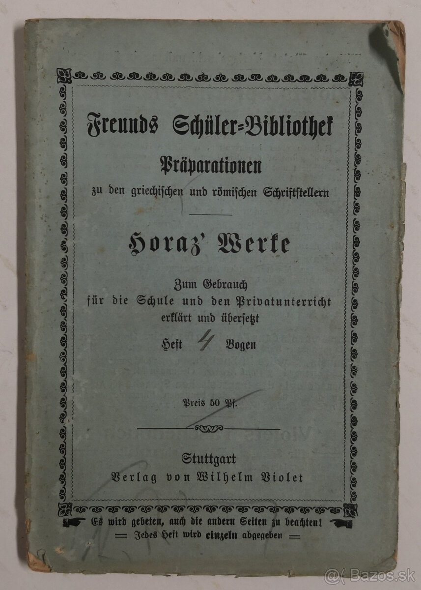 Freunds Schüler-Bibliothek Präparationen zu den griechische