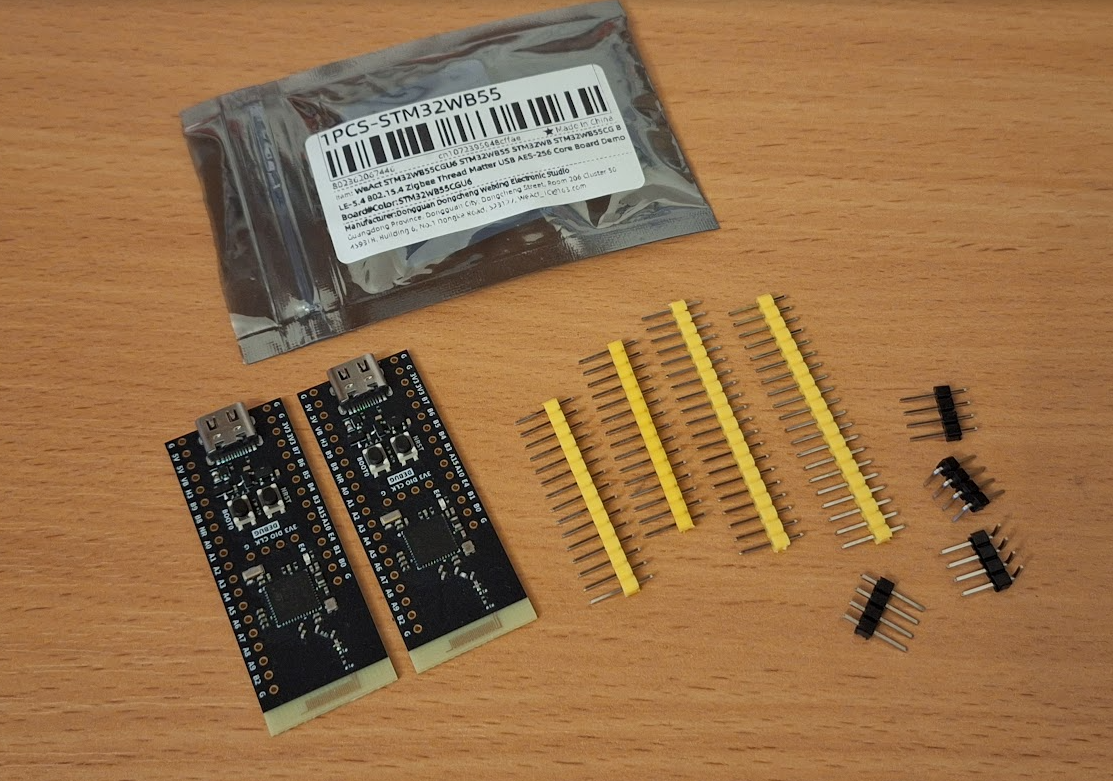 Predám STM32WB55 a NRF52840