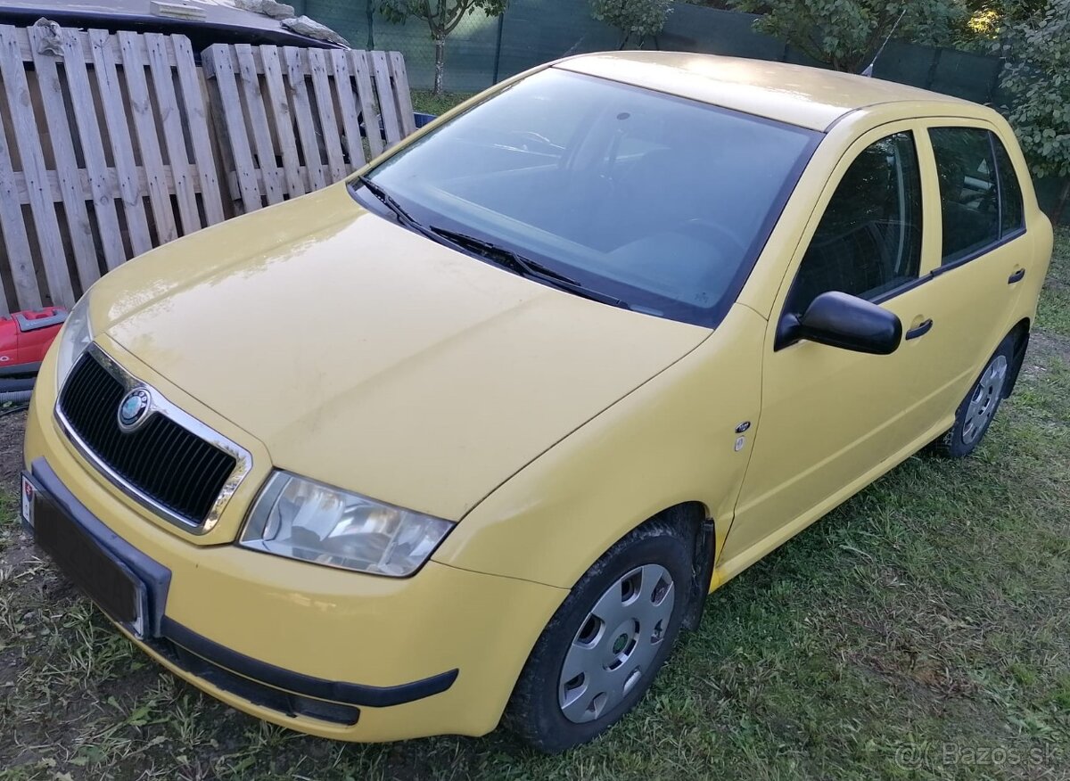 Predám Žltú Fábiu 1.4 MTI Hatchback