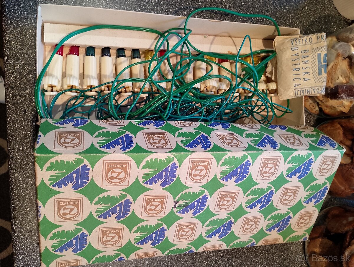 Retro vianočné osvetlenie