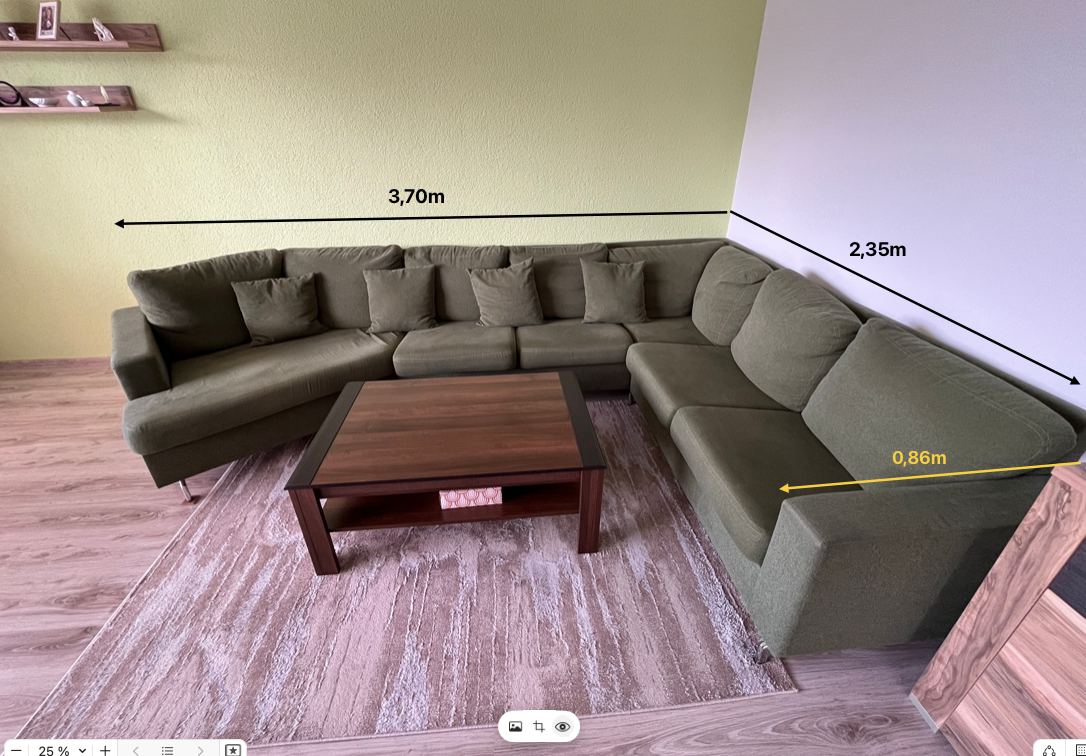 Rohová sedacia súprava