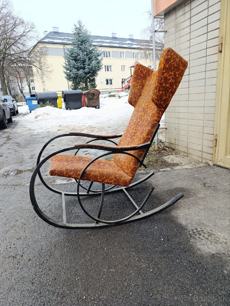 Retro hojdacie kreslo