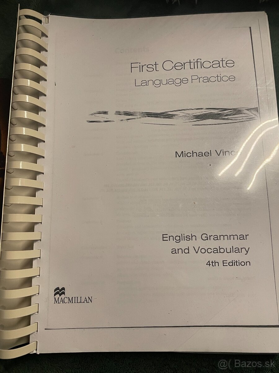 Vince Michael – English Grammar and Vocabulary 4th Edition.