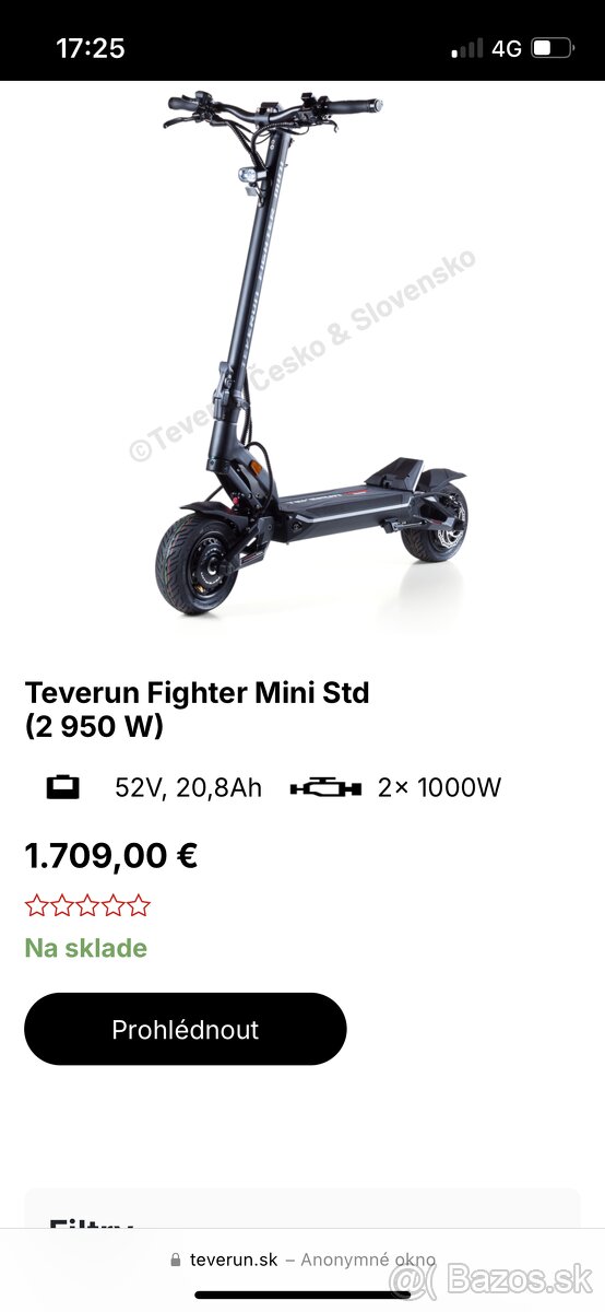 Teverun Fighter Mini Std