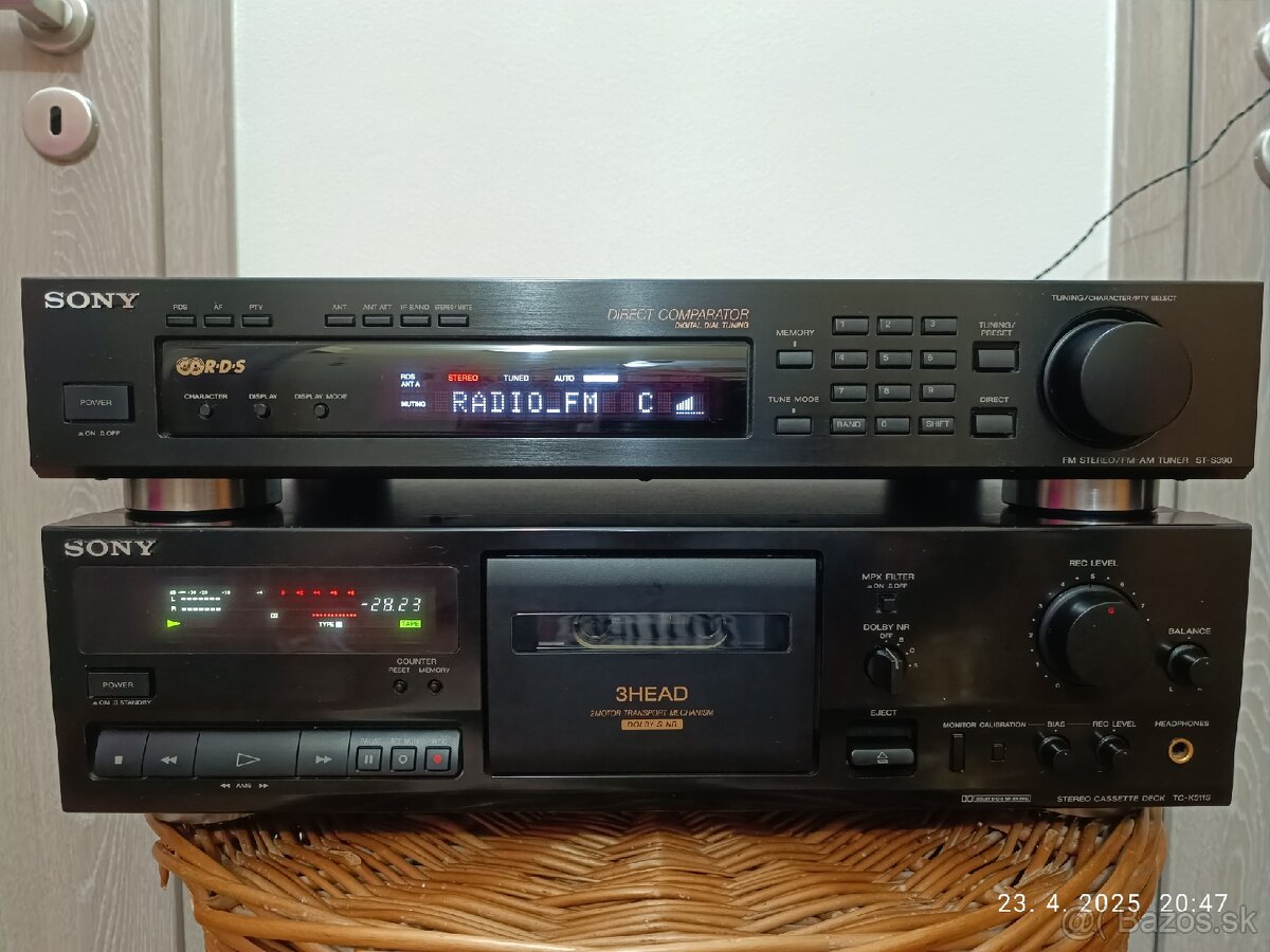 SONY TC- K511S + SONY ST- S390