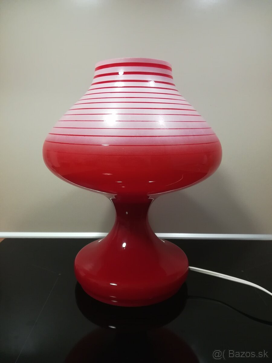 RETRO SKLENENA LAMPA VINTAGE SOCIK DIZAJN