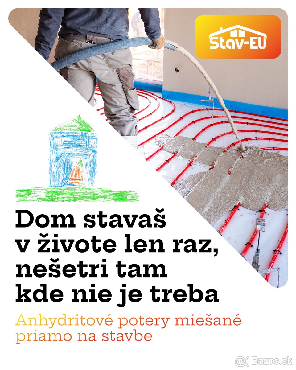 Realizujeme anhydritové potery Sobrance