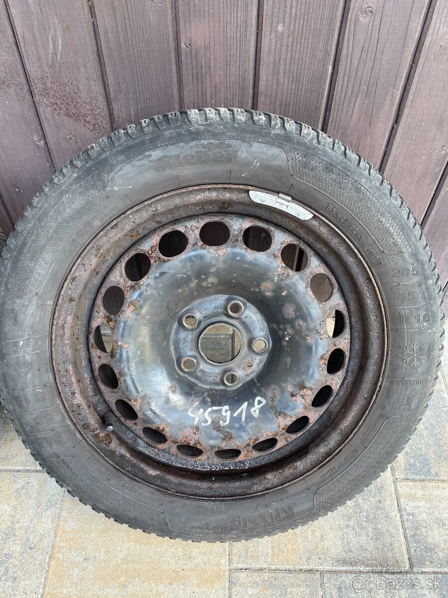 Zimné kolesá Kleber 205/55 R16 na diskoch 5x112