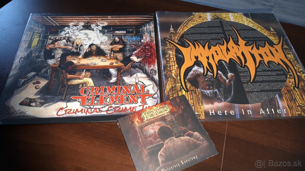 IMMOLATION + CRIMINAL ELEMENT + FLESHLESS