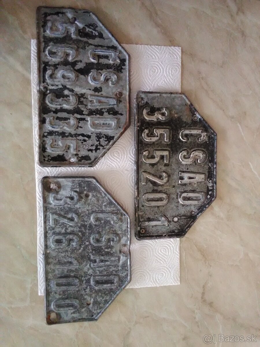 3 staré CSAD ŠPZ