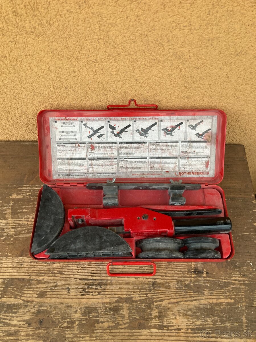 Ohýbačka trubek Rothenberger TUBE BENDER 12-22mm