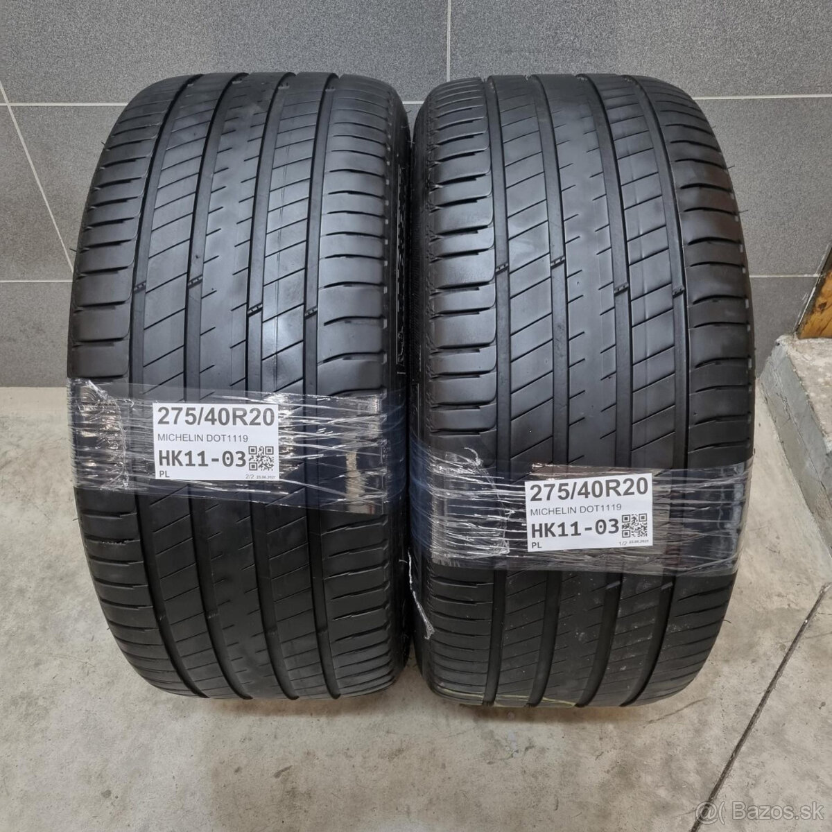 Letné pneumatiky 275/40 R20 MICHELIN DOT1119
