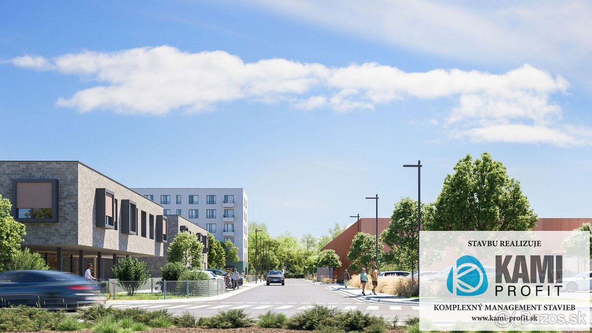 3 izbový byt v novostavbe v Piešťanoch projekt Byty Vrbina