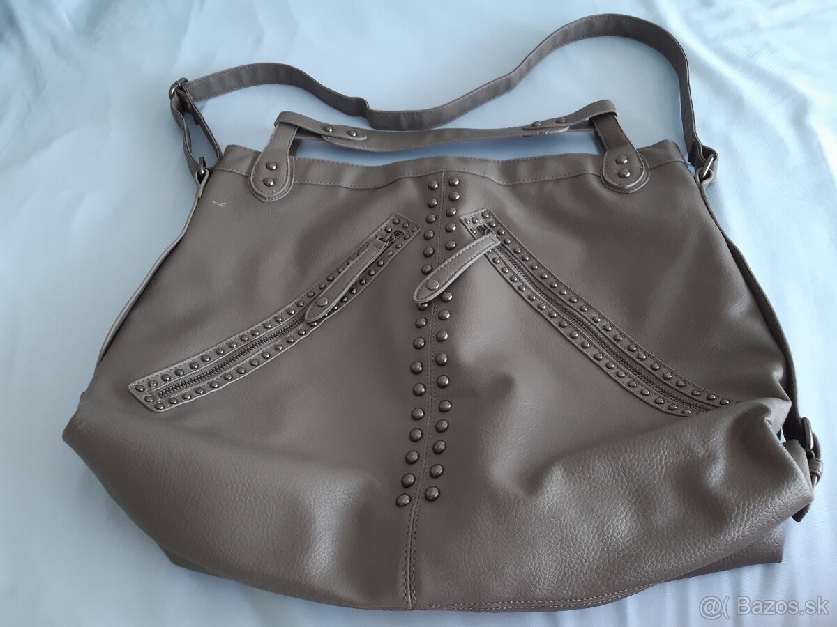 Veľká šedá kabelka - NOVÁ