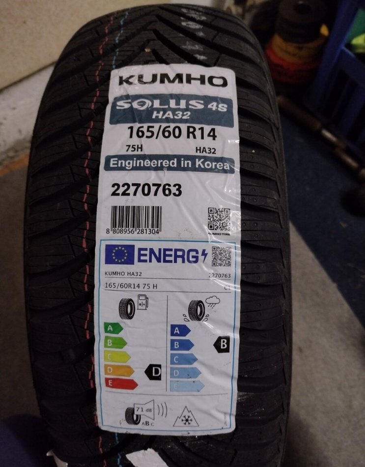 Pneumatika KUMHO 165/60HR14 75H HA32 4S SOLUS