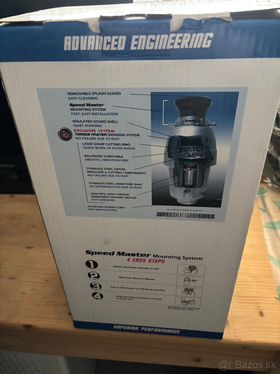 Drvič odpadu s vysokým výkonom NOVÝ