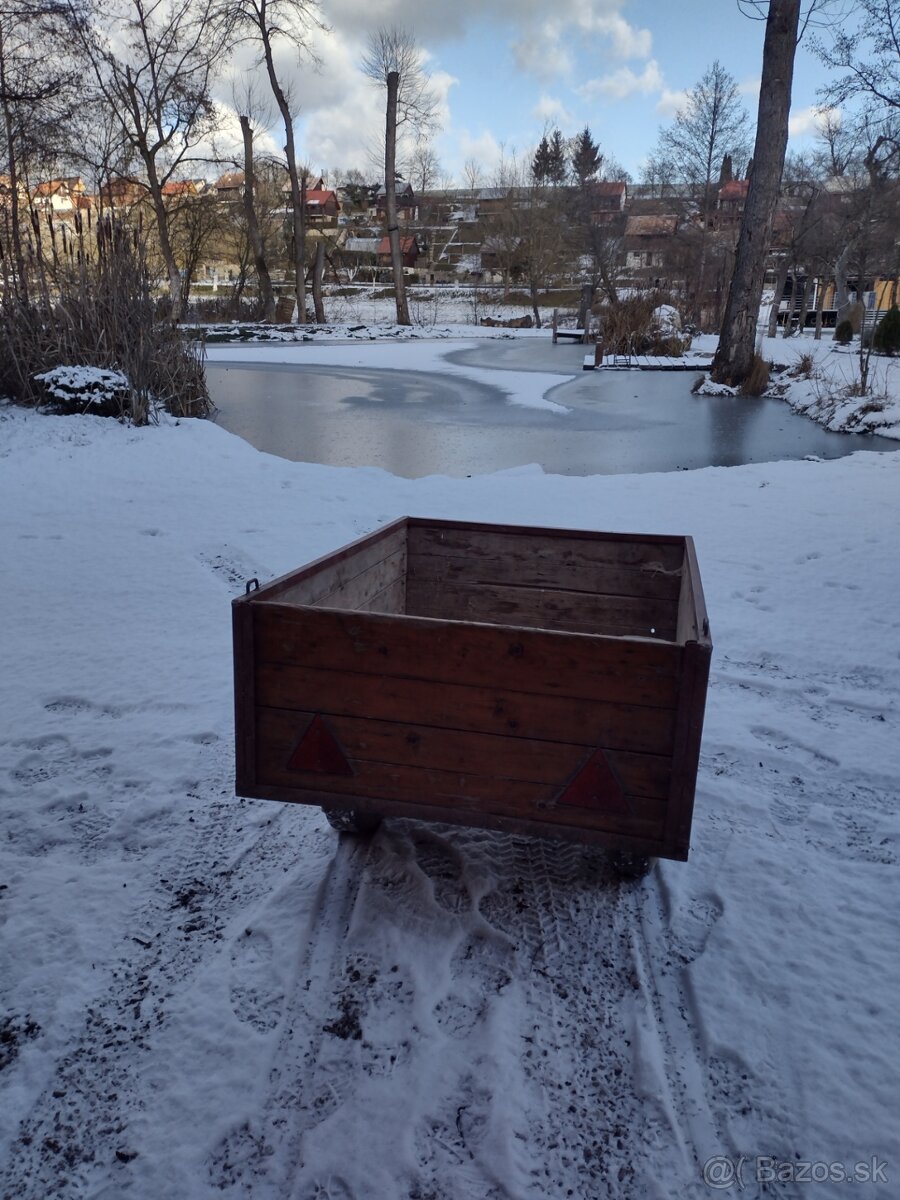 Predám vlečkou za malotraktor