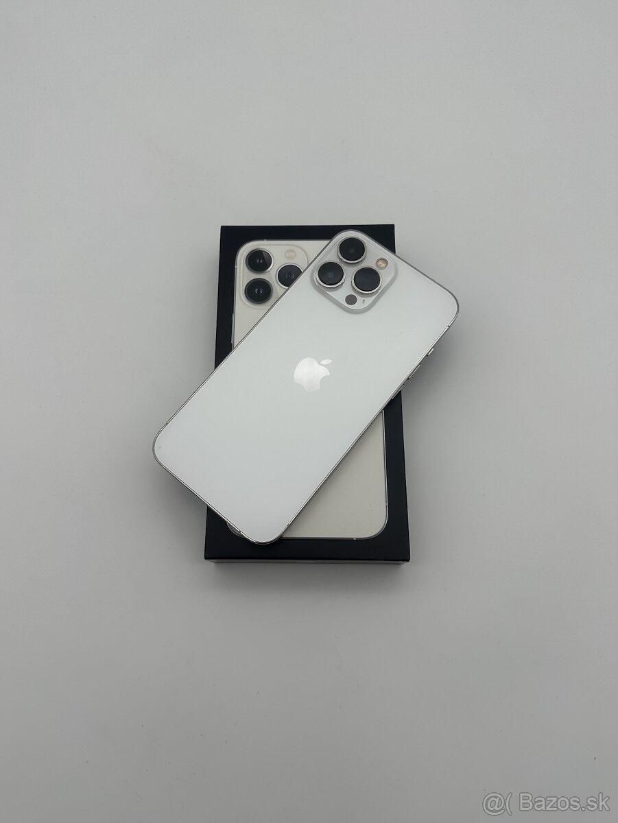 iPhone 13 Pro Max 128GB Silver + ZÁRUKA