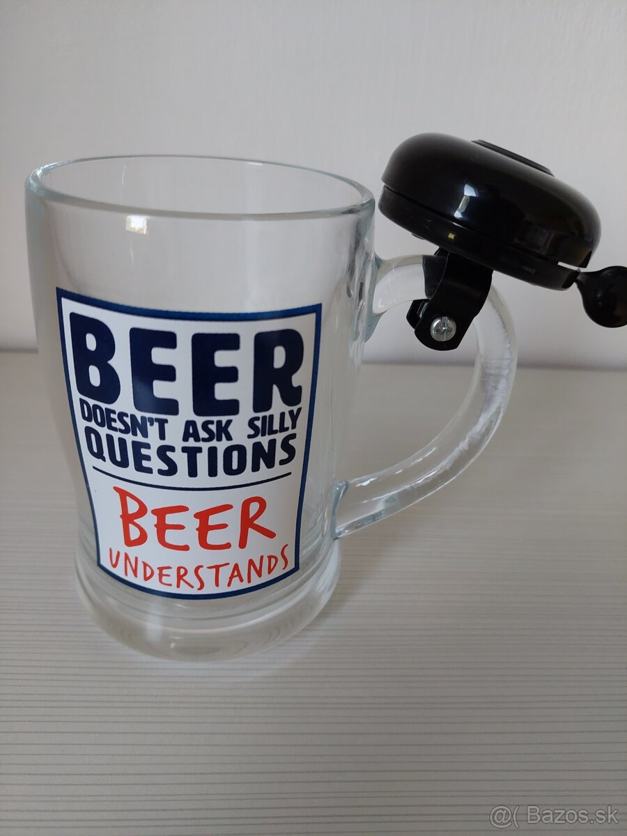 Pohár so zvončekom BEER UNDERSTANDS