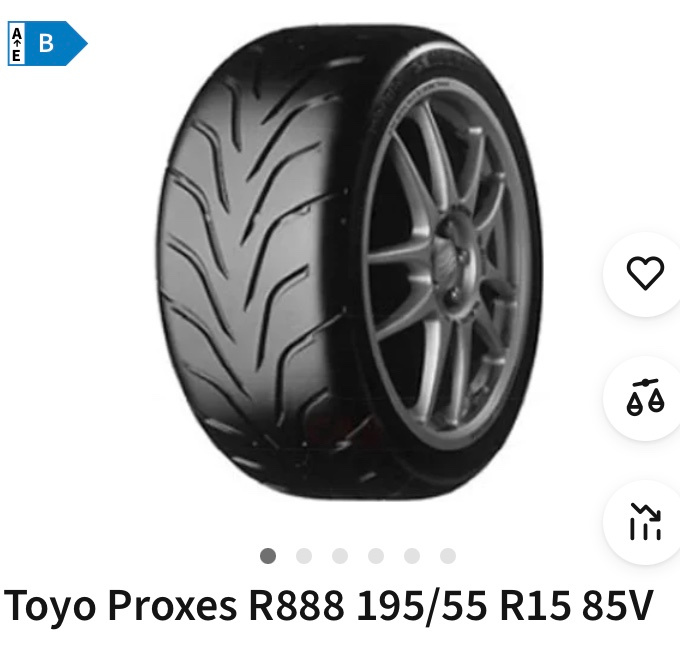 Toyo PROXES R888 NOVÉ radialne pneumatiky Toyo Proxes R888
