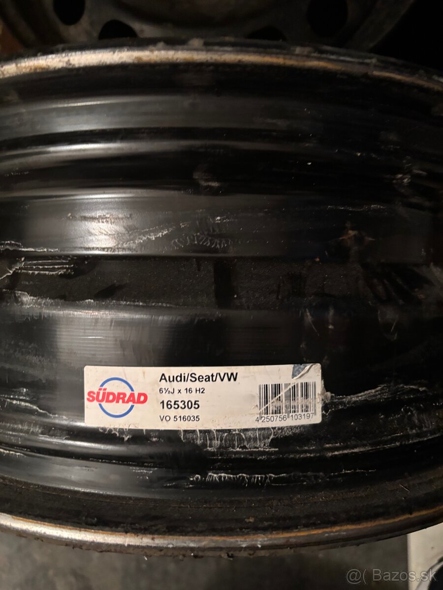 Plechovy disk 5x112 R16