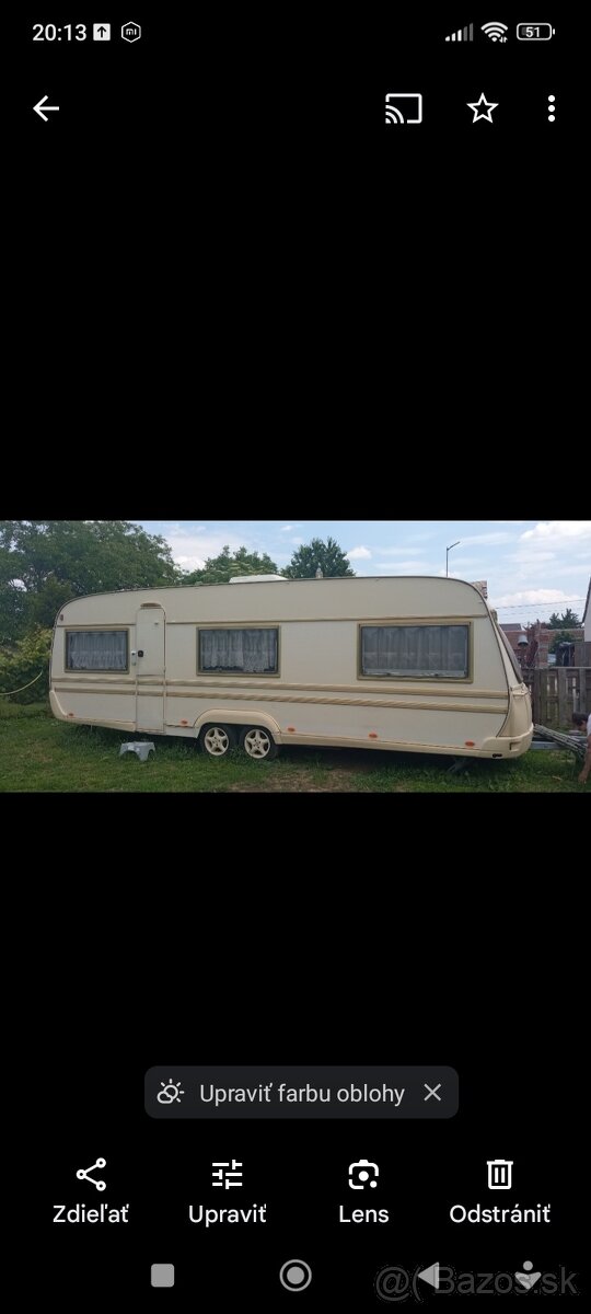Predám karavan TAbBERT Baronese 655.