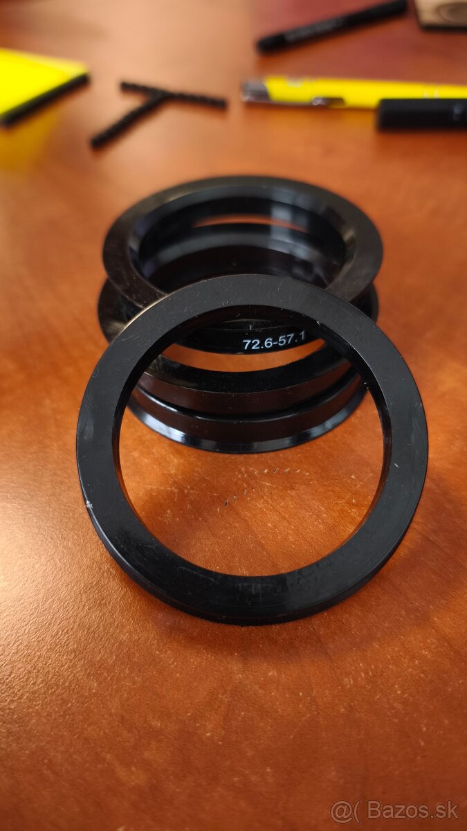 Strediacie vymedzovacie krúžky 72,6 / 57,1mm