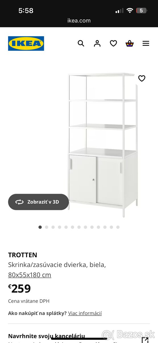 Kancelársky nábytok Ikea