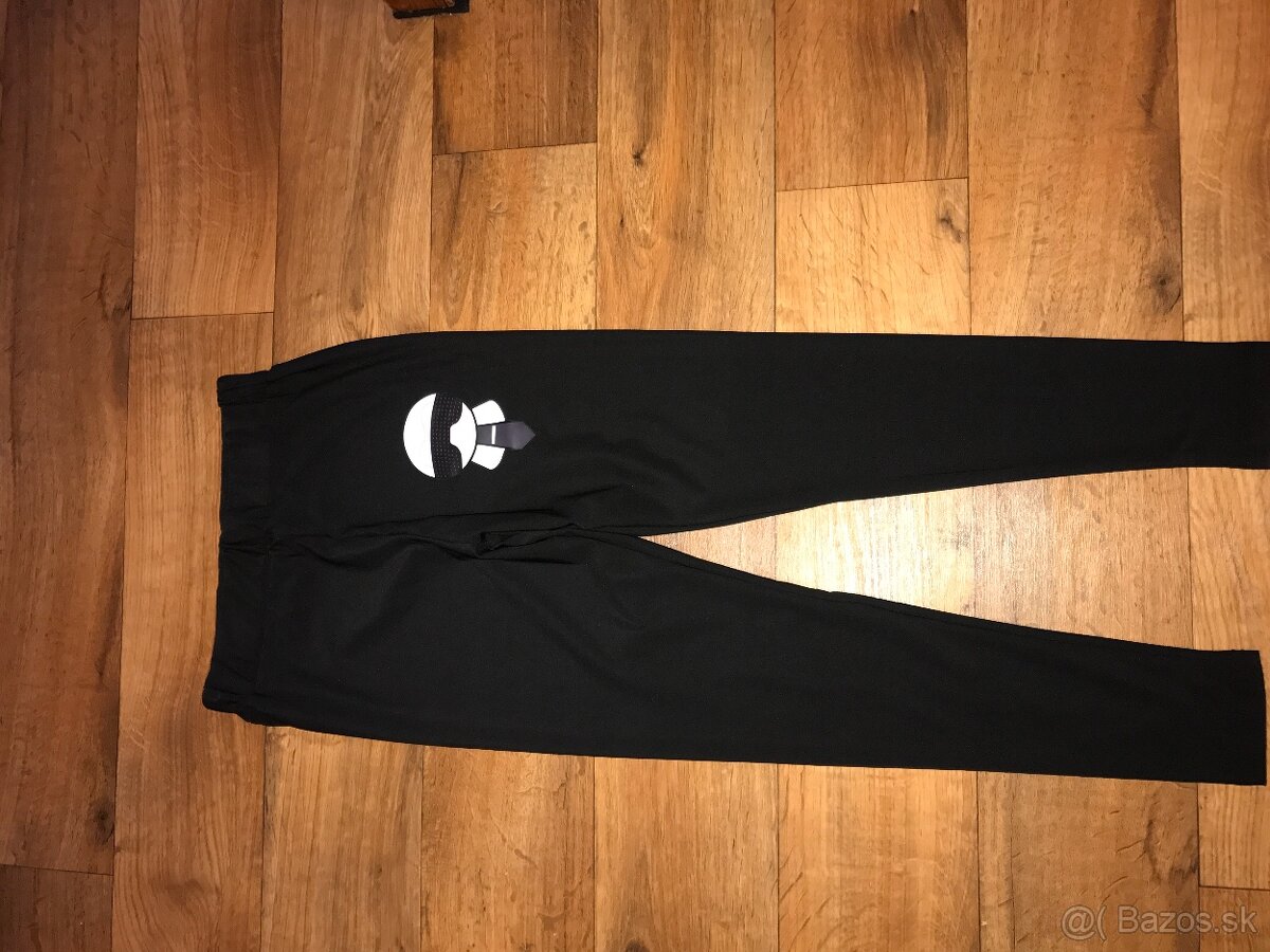 NOVÉ KARL LAGERFELD black damske leginky M