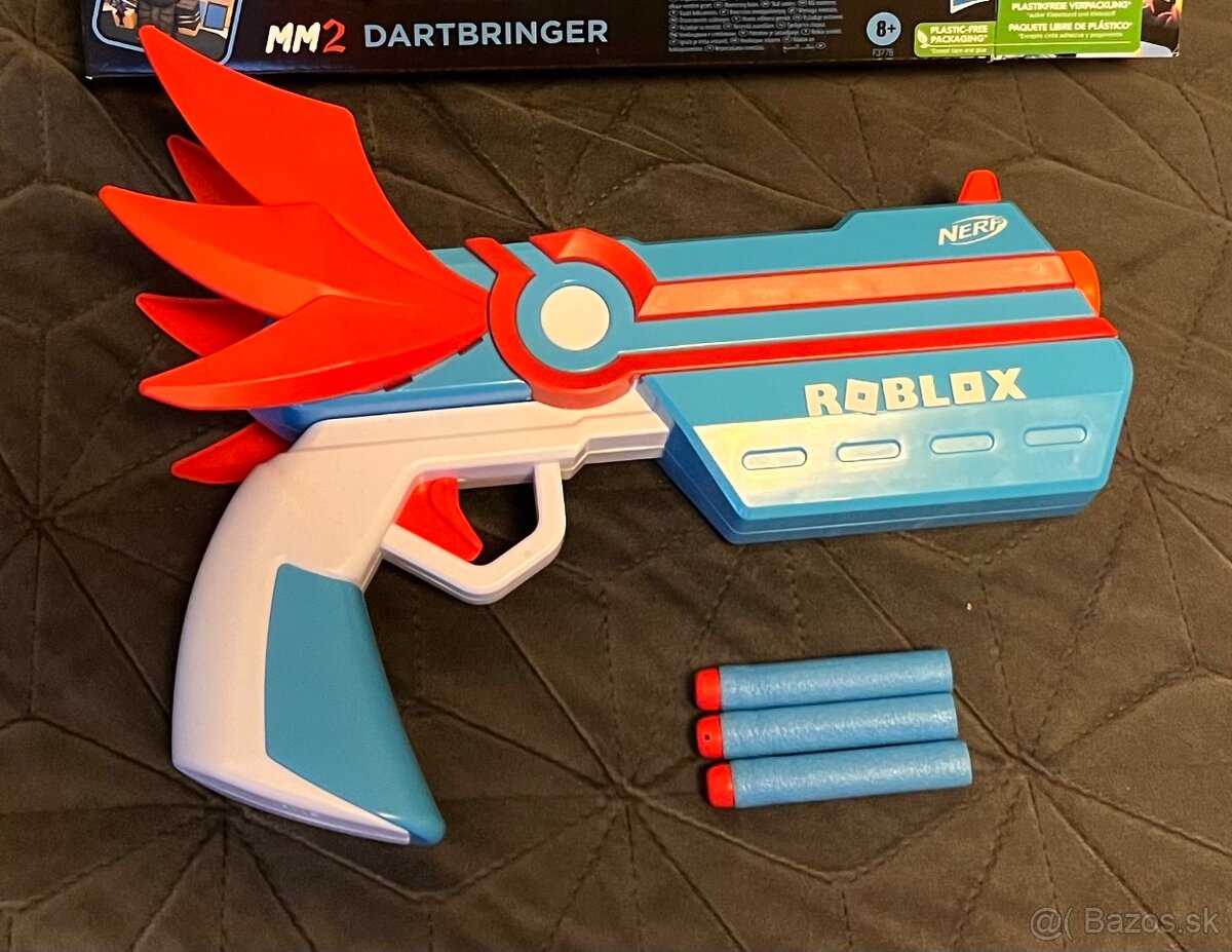 NERF pištoľ Roblox MM2 Dartbringer, top stav