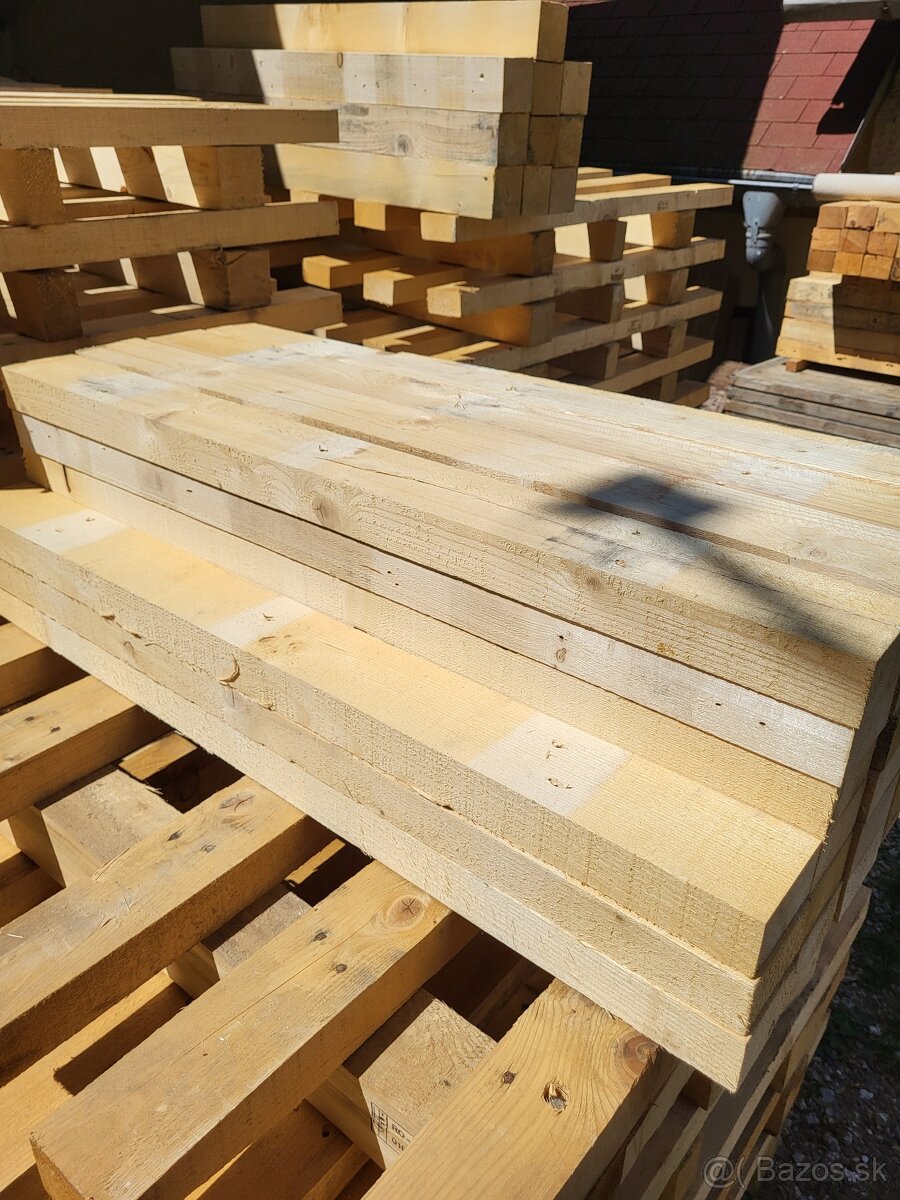 Drevene hranoly dlzka 110 cm