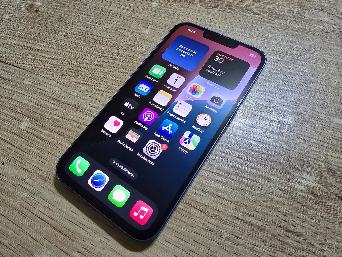 Iphone 13 128gb plnefunkcny displej v top stave bez jedineho