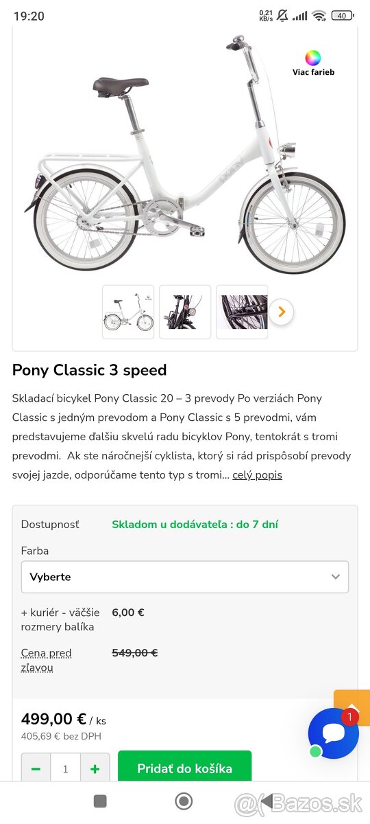 pony classic speed 2x a detský Kellys lumi 70