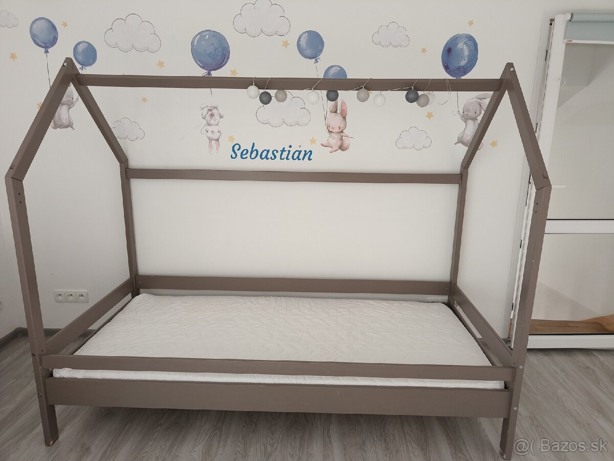 Detská posteľ 200x90+2 zásuvky