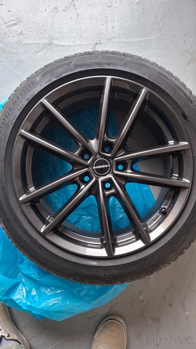 Letná sada 5x114,3 R18 + Bridgestone 215/50 R18