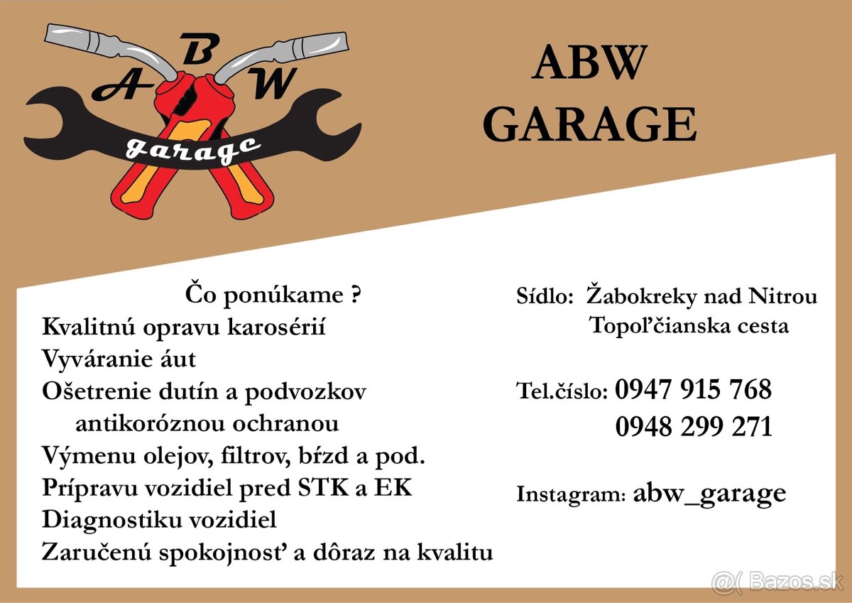 Autoklampiarkské práce a ošetrenie podvozkov