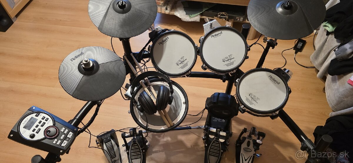 Predám Elektronické bicie Roland TD-11