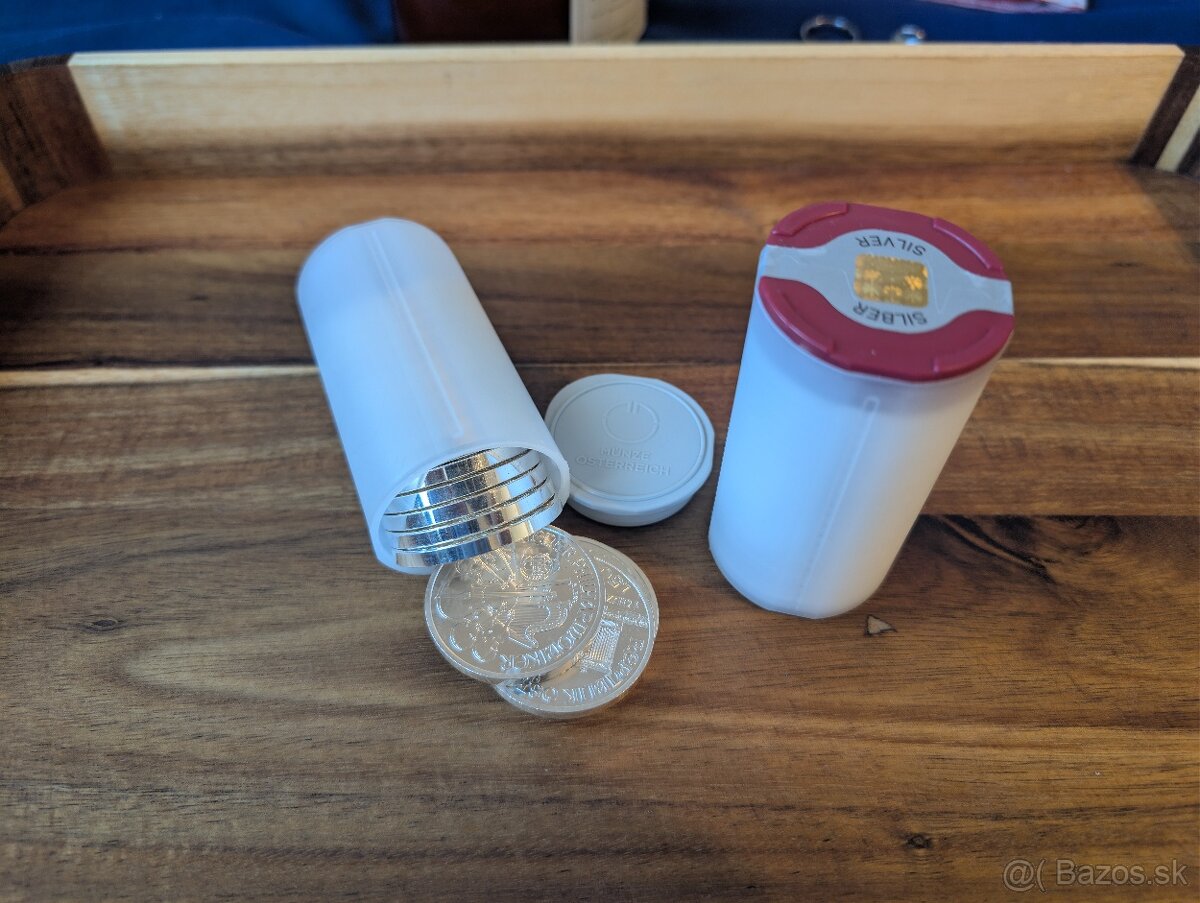 Predám strieborné mince Silber Wiener Philharmoniker