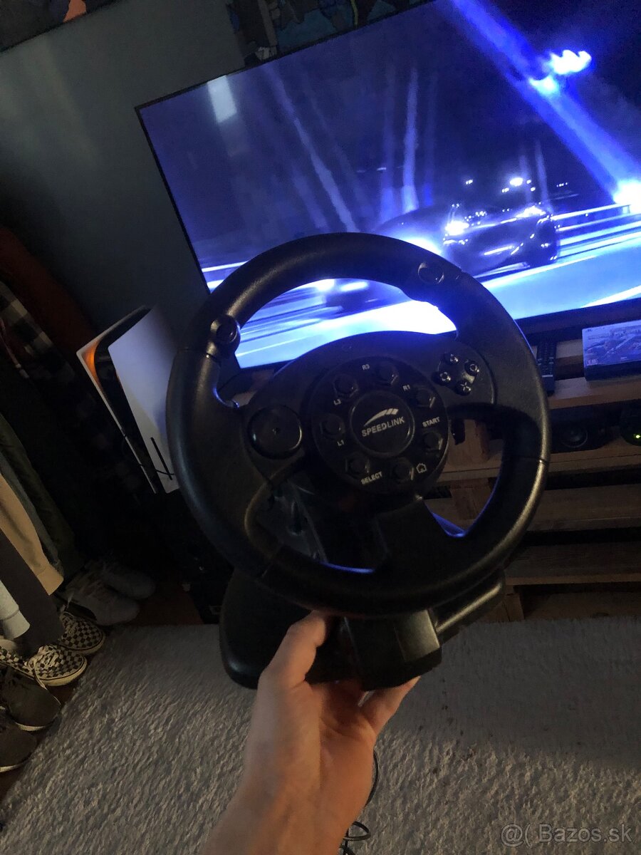 Speedlink volant s pedálmi