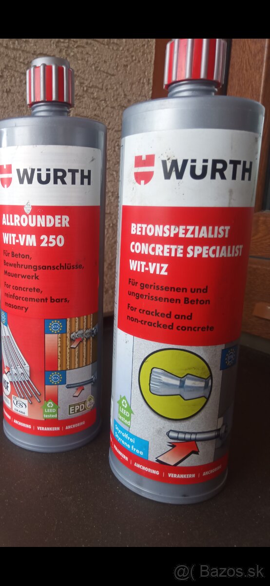 Chemická kotva-koaxiána kartuša