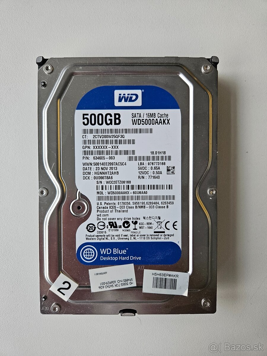 WD Blue 500GB WD5000AAKX