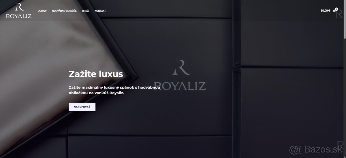 Prémiová značka Royaliz – hodvábne obliečky (22 momme) + e-s