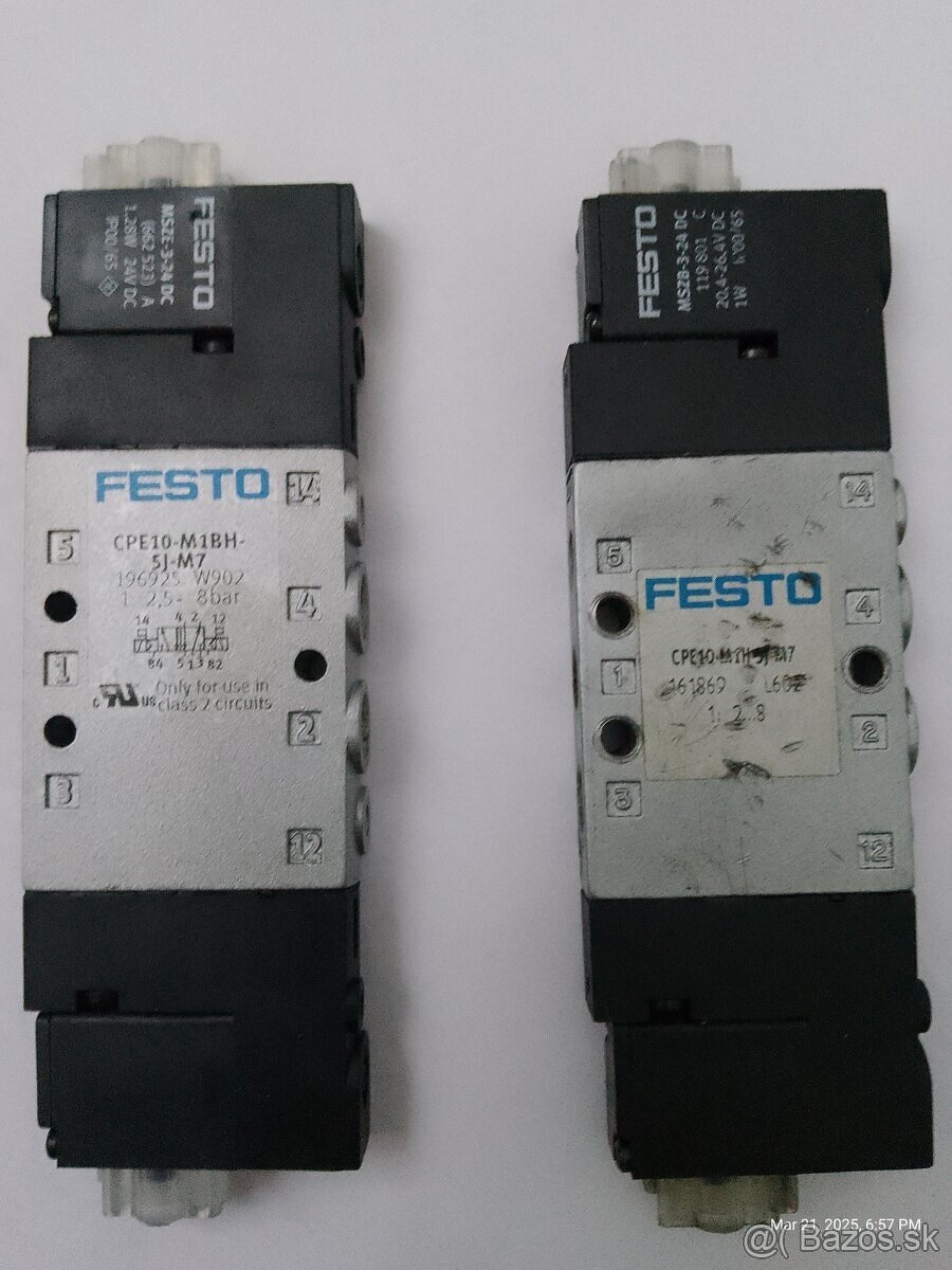 Festo magnetický ventil.