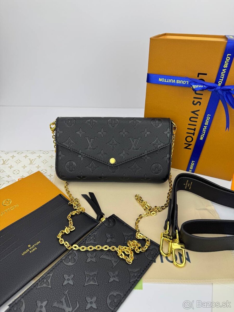 Luxusná čierna kožená kabelka – elegantný dizajn, nová