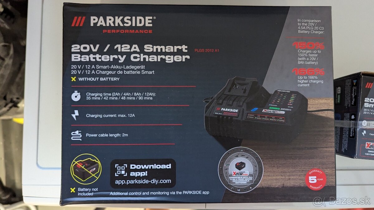NOVÁ Smart nabíjačka akumulátora 20 V/12A PLGS 2012 A1