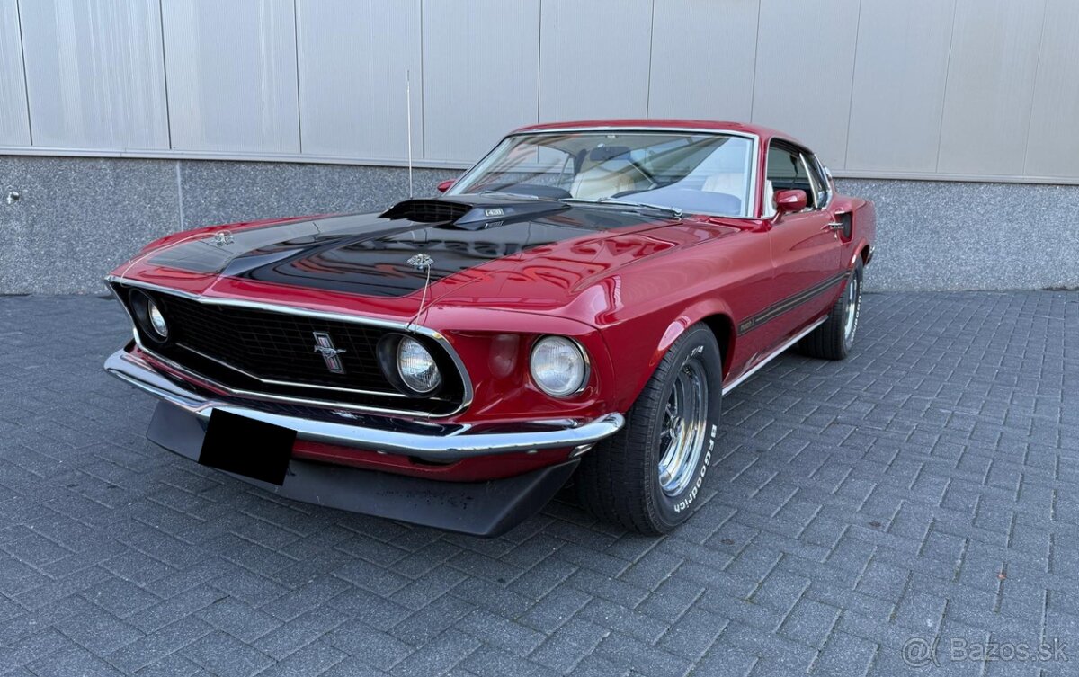 Ford Mustang 1969 SportsRoof Q-Code 428 Cobra Jet V8